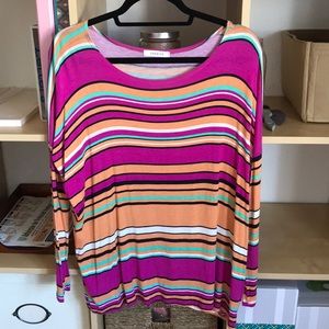 Stripped Piko Style Top